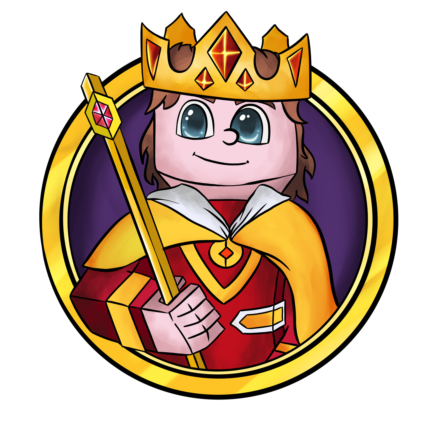 King rank character art